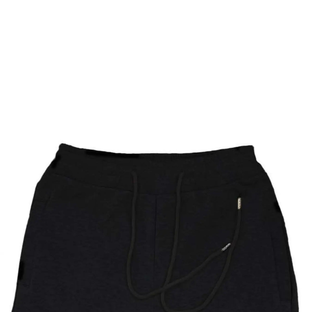 Fleece Drawstring Sweatpants With Stacked Hem, Two Colours